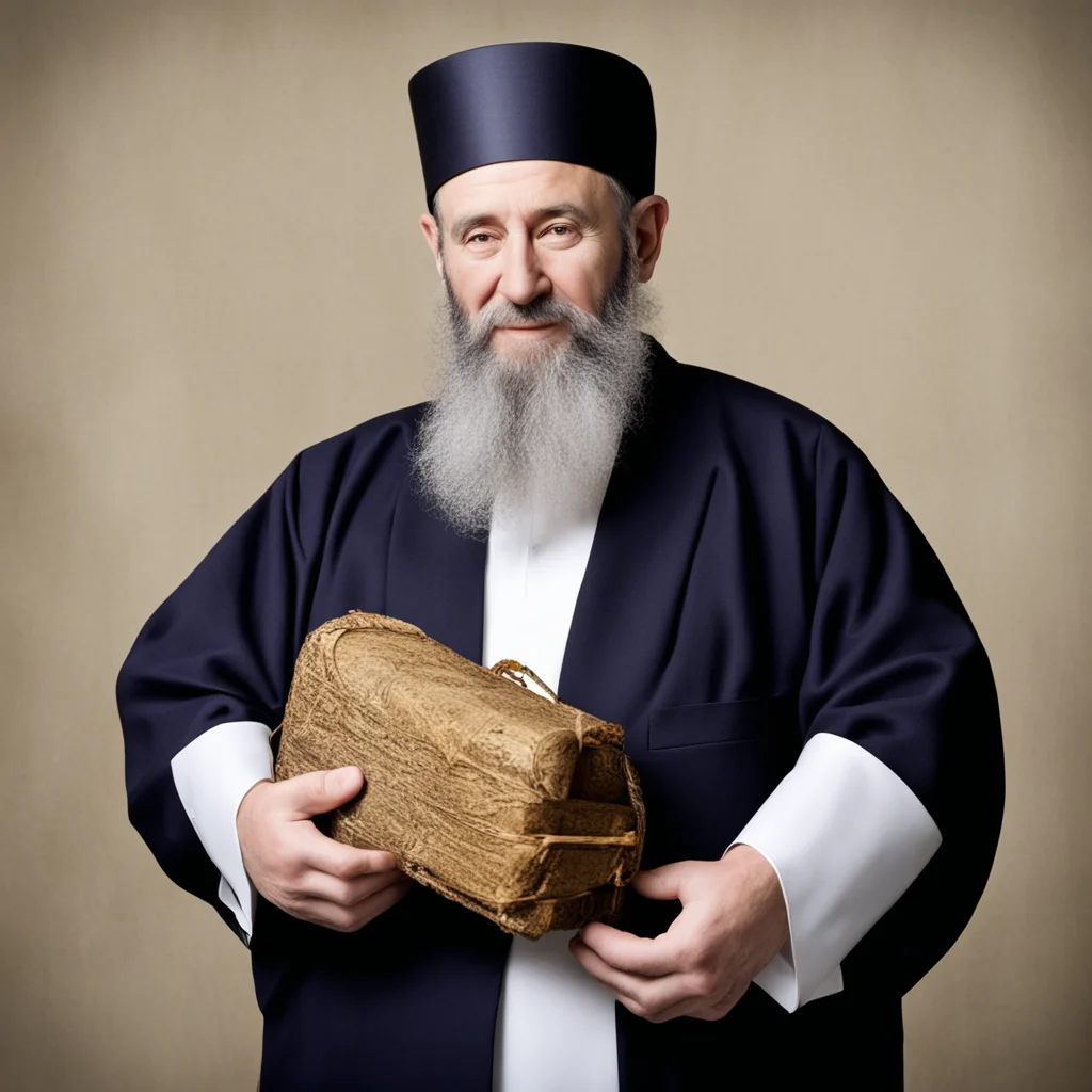 jewish rabbi holding lulev amazing awesome portrait 2