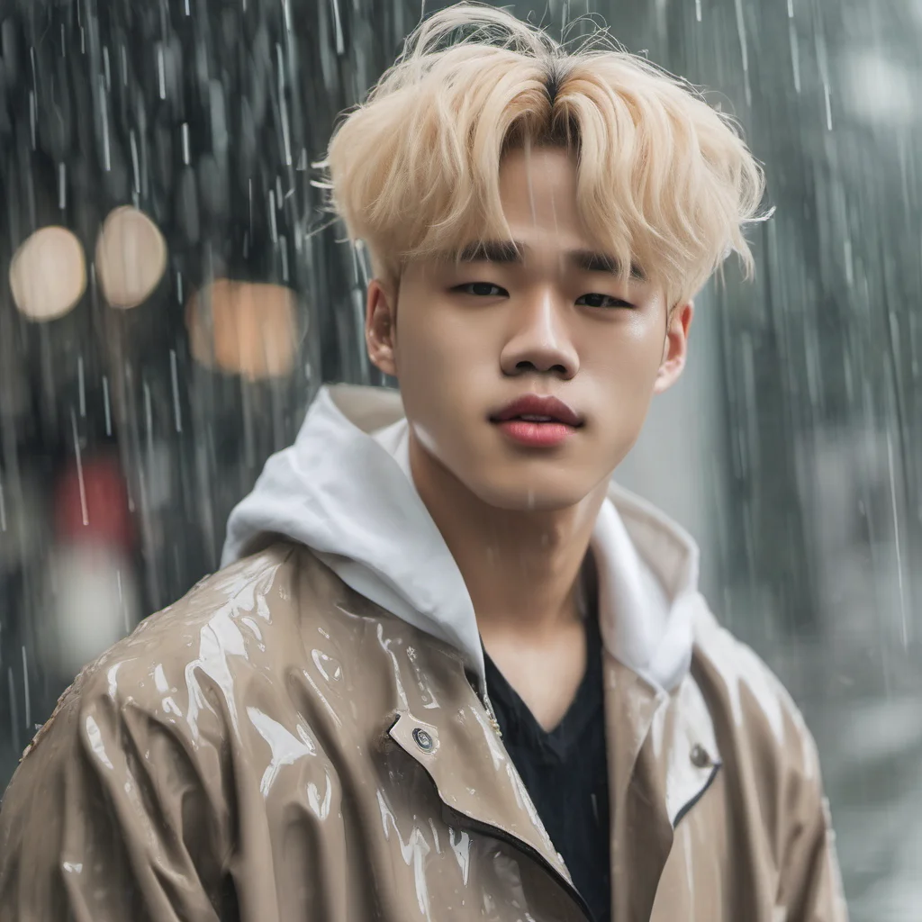 jimin with a blonde hair handsome natural rainy good looking trending fantastic 1