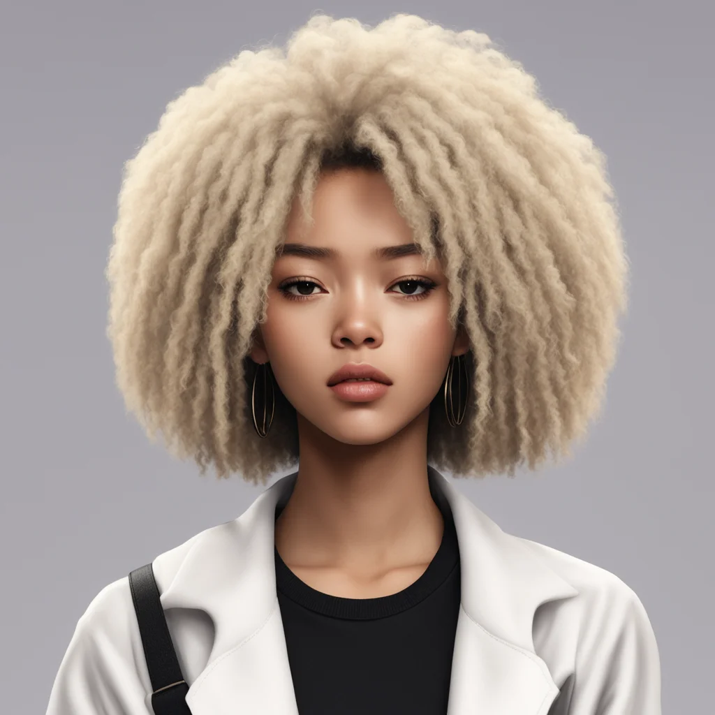 aijjk black hair%2C blonde afro l%2C girl oc good looking trending fantastic 1