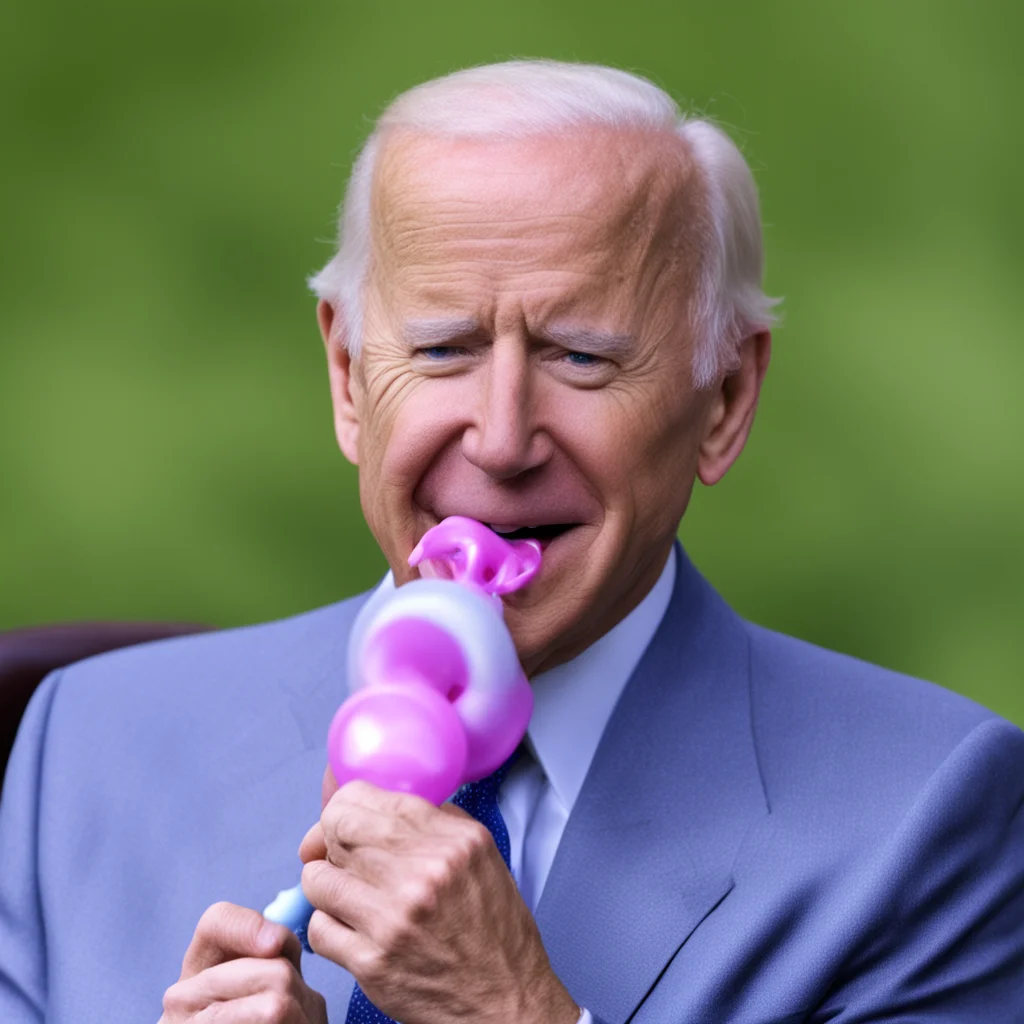 aijoe biden with pacifier amazing awesome portrait 2