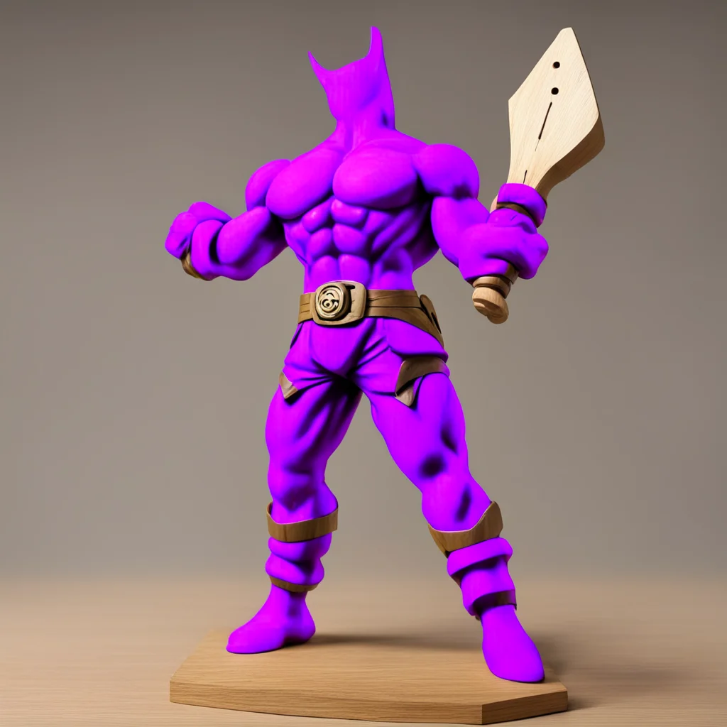 aijojo bizarre adventure stand made from wood has axe as a hand good looking trending fantastic 1