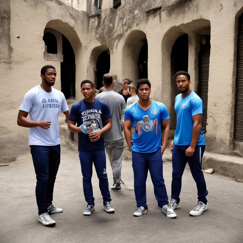 aijugadores del equipo america visitando la colonia obrera de ciudad de m%C3%A9xico.  estilo hiper realista%2C como una foto real. good looking trending fantastic 1