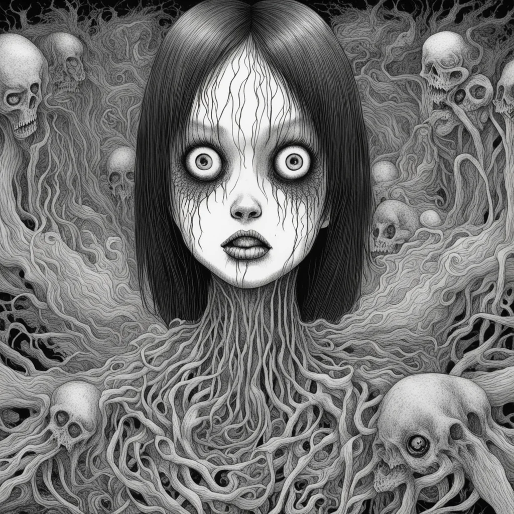 aijunji ito type art%2C scary%2C horror%2C manga%2C dark art confident engaging wow artstation art 3