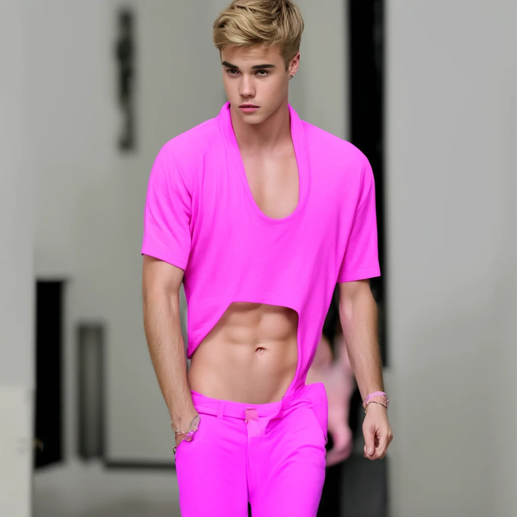 aijustin bieber in a pink thong amazing awesome portrait 2