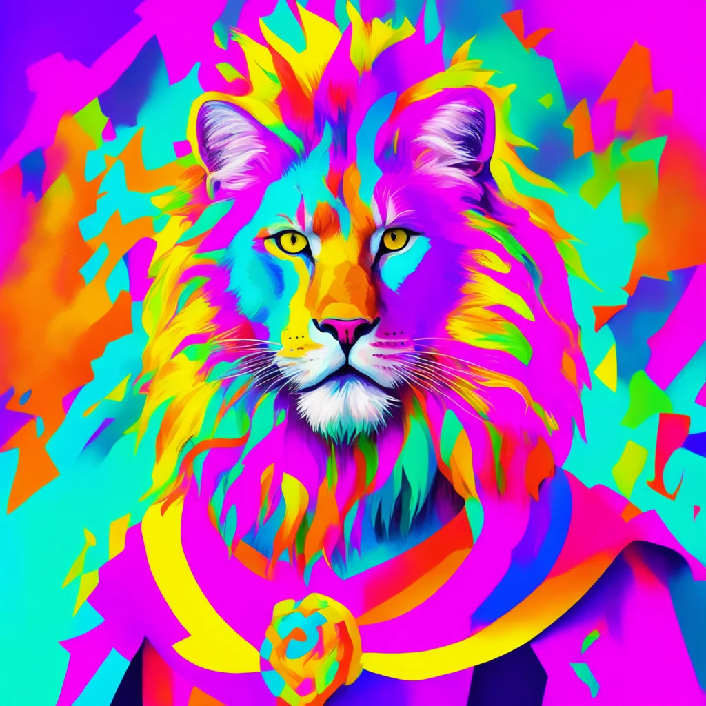 kajiit cat lion man colourful fauvist knight amazing honor grace masculine strong powerful good looking trending fantastic 1