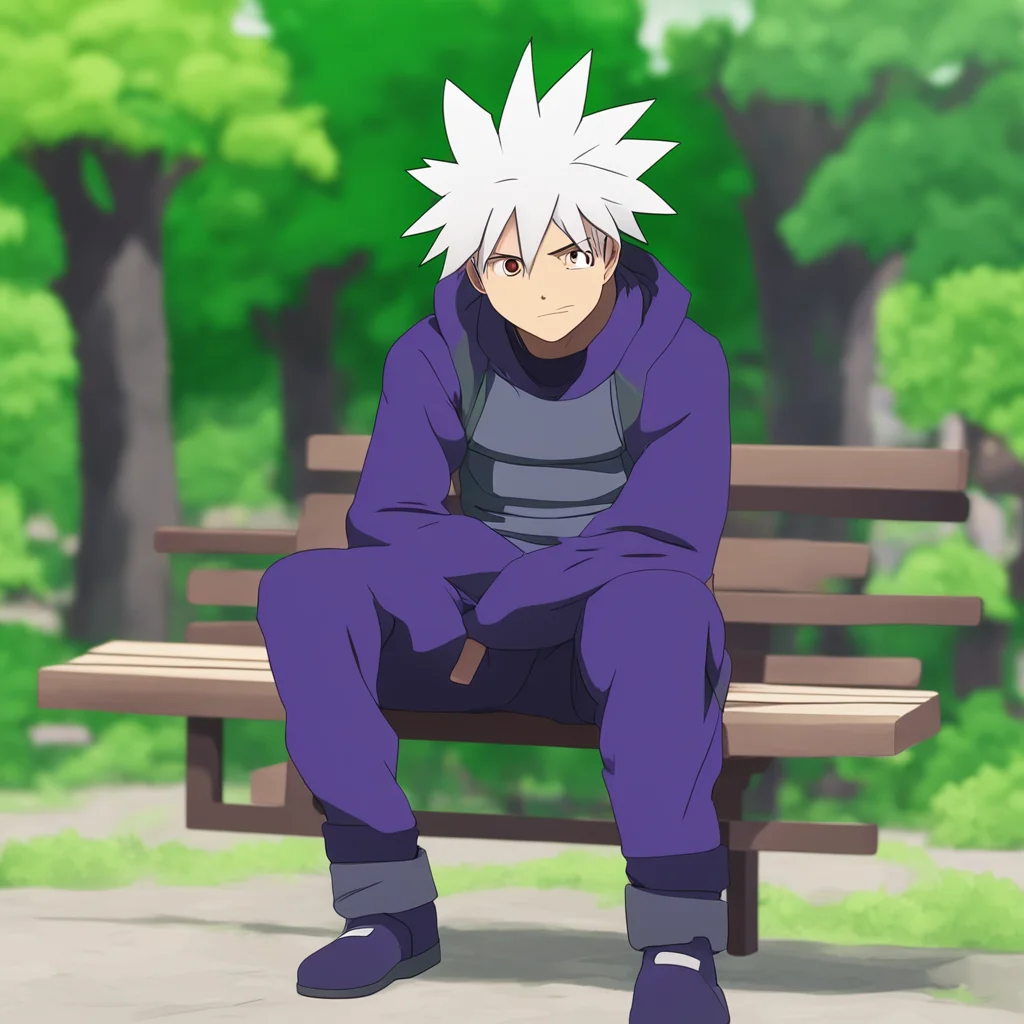 aikakashi hatake sitting down on a bench good looking trending fantastic 1