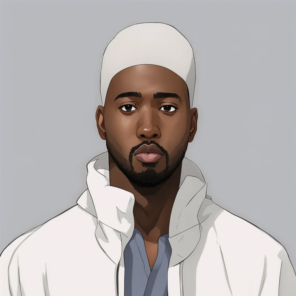 aikanye west as an anime character amazing awesome portrait 2