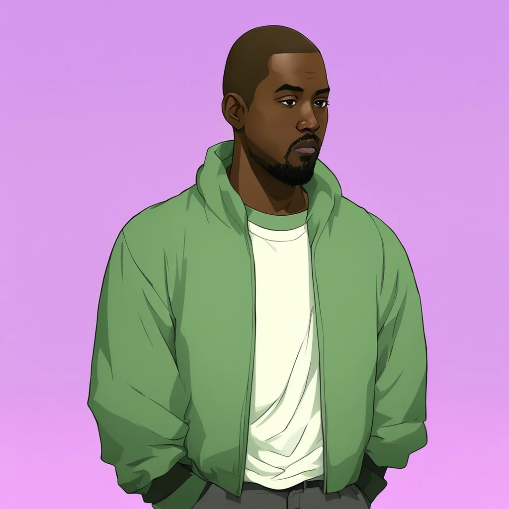 aikanye west as an anime character