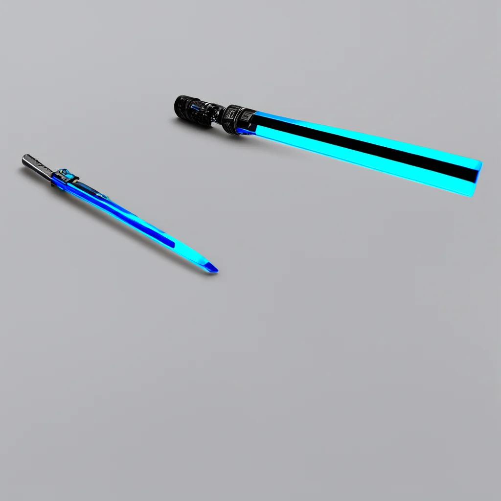 aikatana%2C neon blue blade%2C cybernetic handle good looking trending fantastic 1