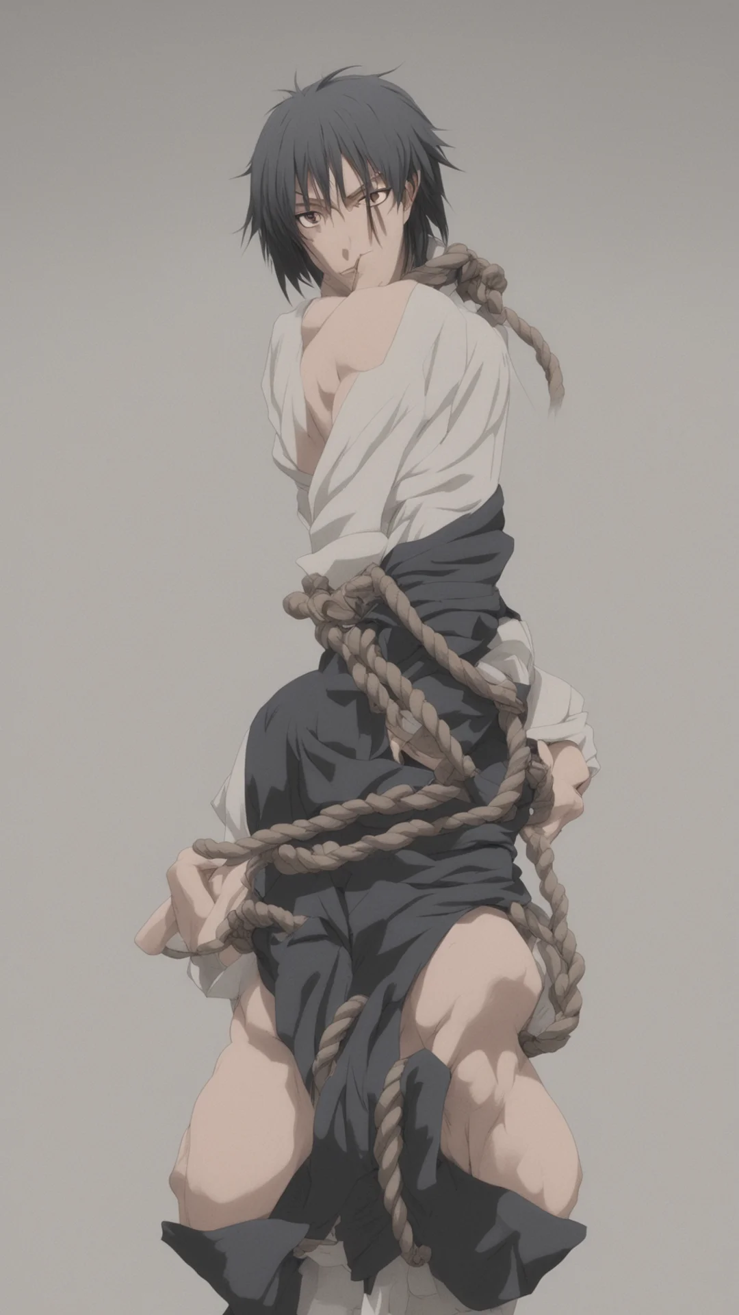 keitarou gentouga restrained by rope tall