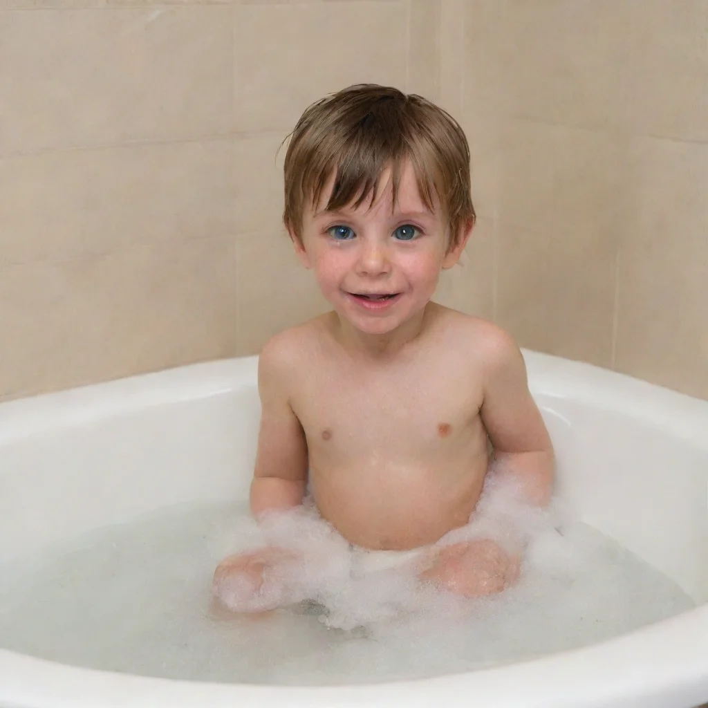 kid a t the bath