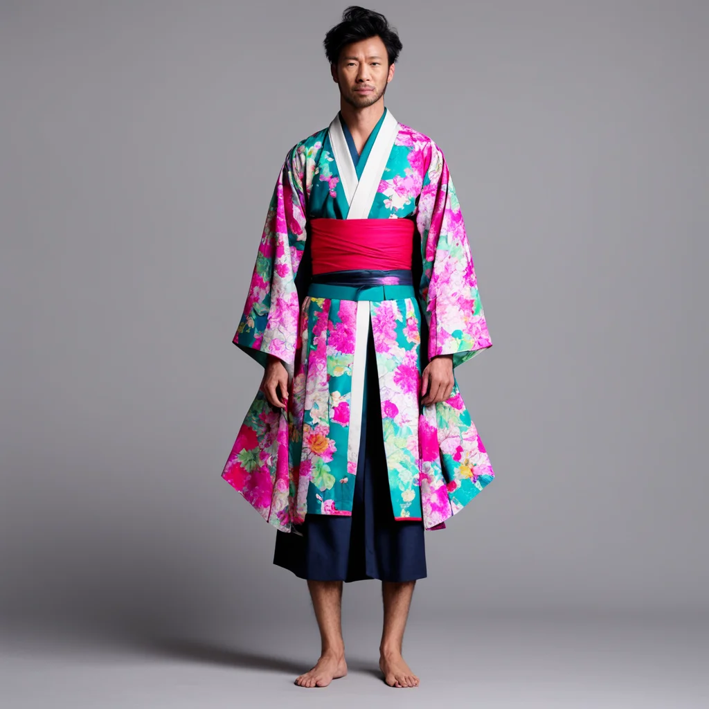 kimono male confident engaging wow artstation art 3