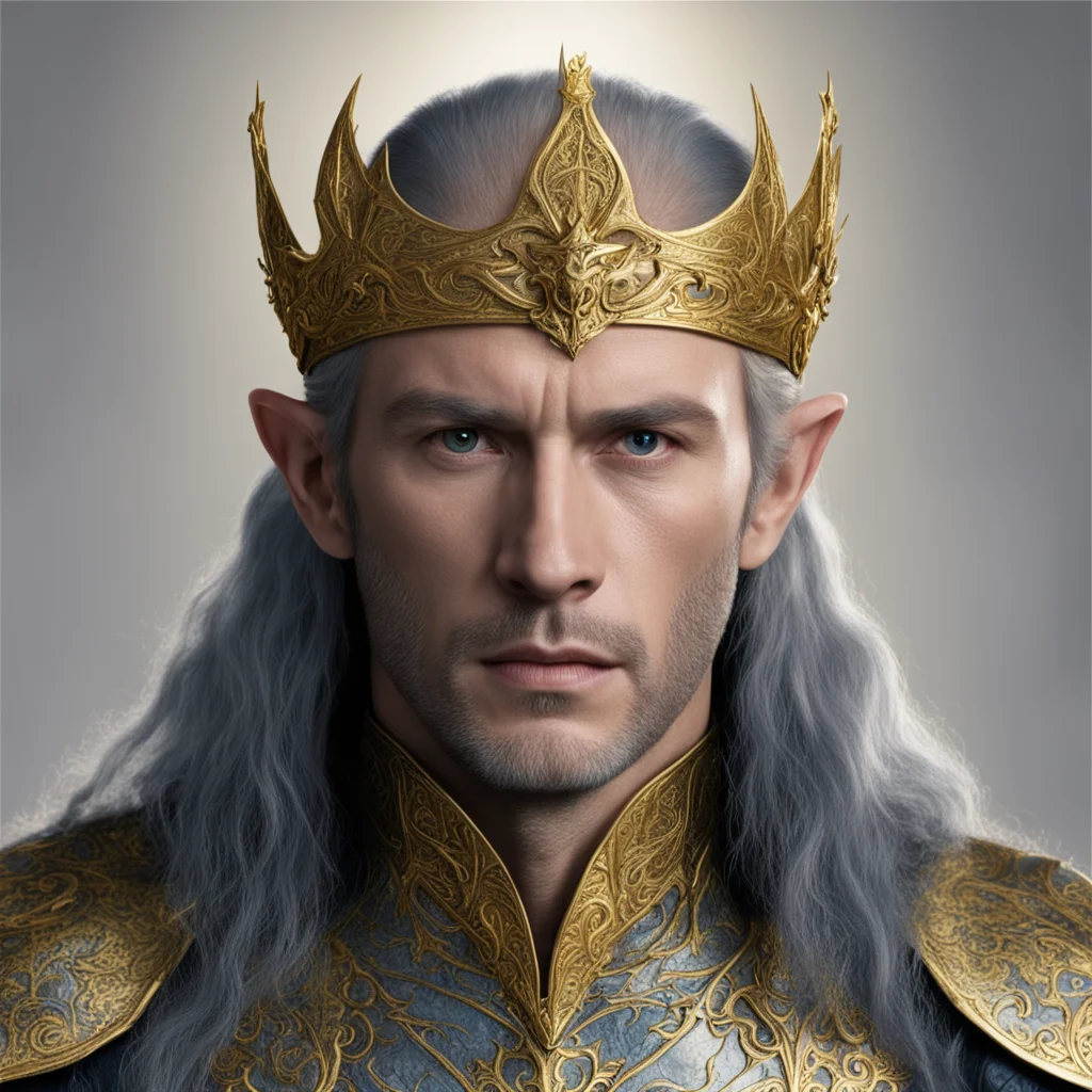 king gil galad with golden elvish circlet
