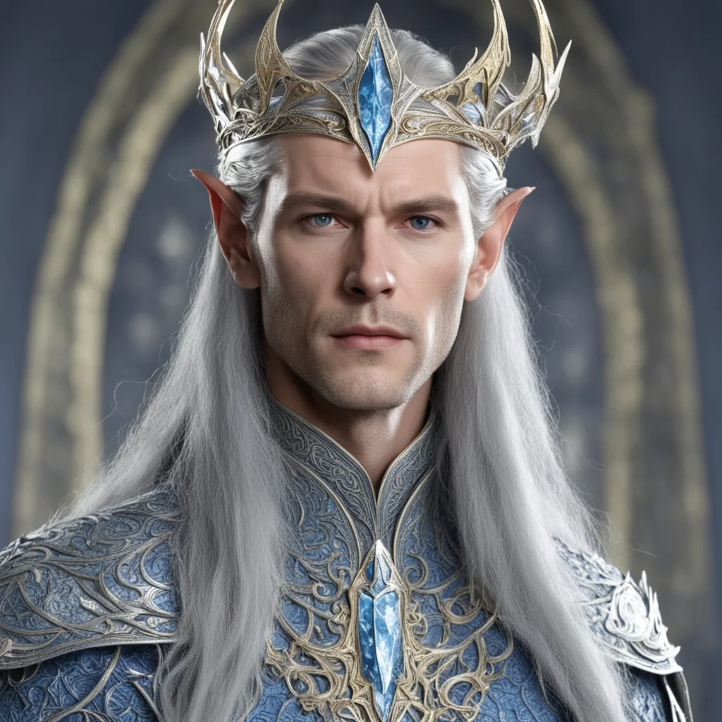 aiking thingol with silver elven circlet good looking trending fantastic 1