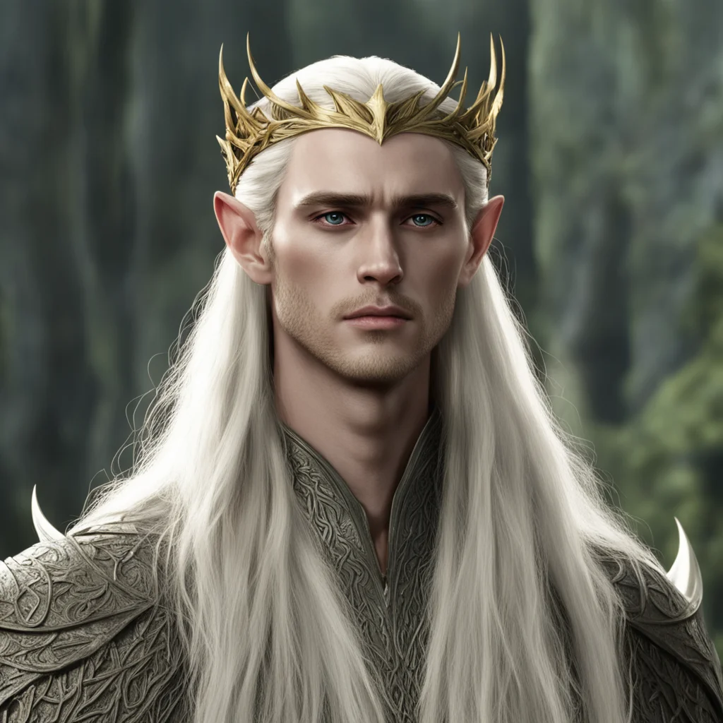 king thranduil with blond hair and briads good looking trending fantastic 1
