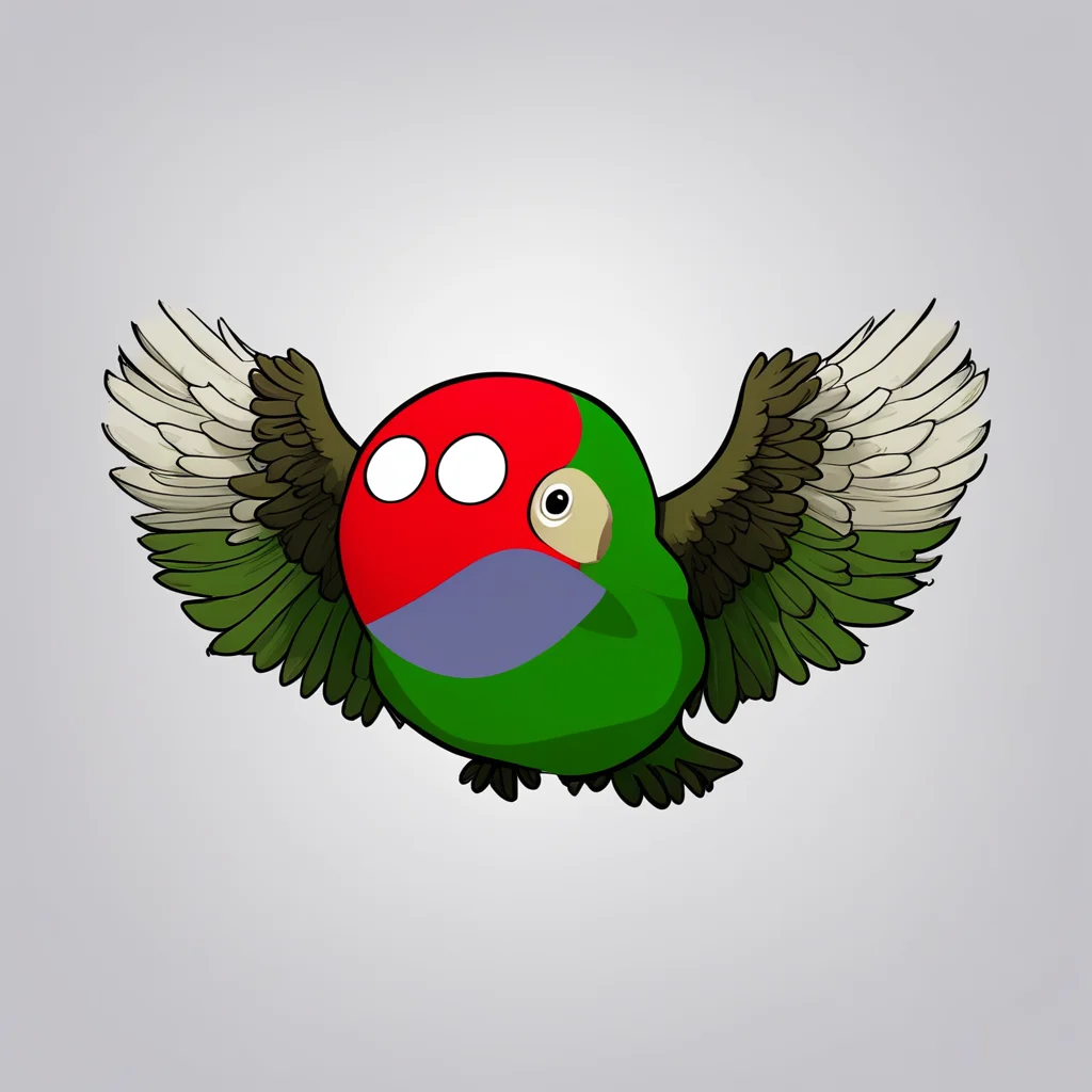 aikiwi bird with large wings flying away with new zealand countryball  confident engaging wow artstation art 3