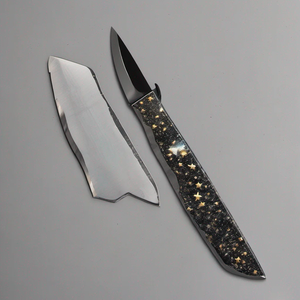 knife made of stars amazing awesome portrait 2