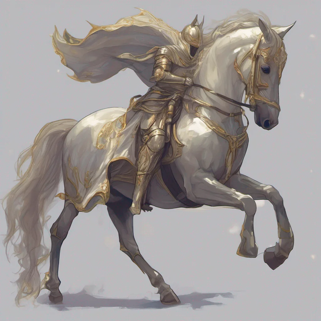 knight ethereal mighty horseback confident engaging wow artstation art 3