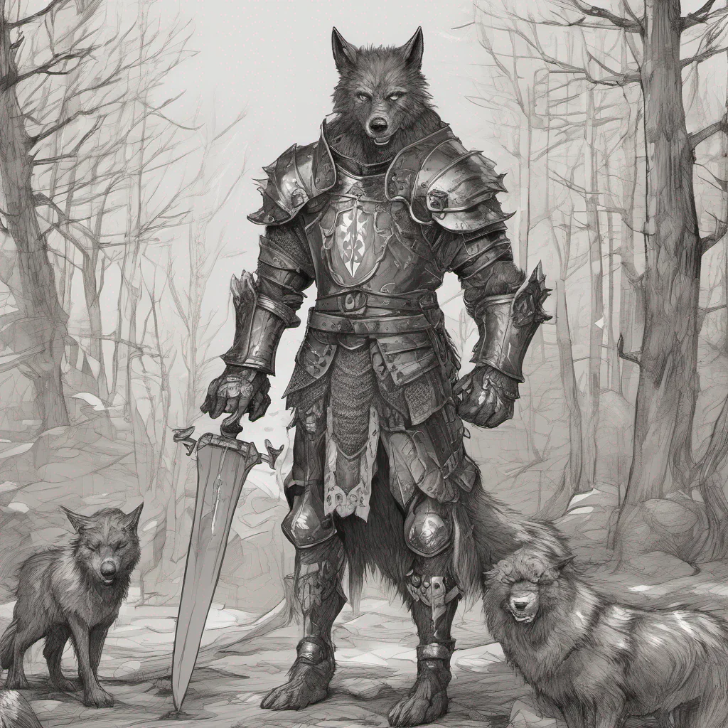 knight manchkin in tyle werewolf