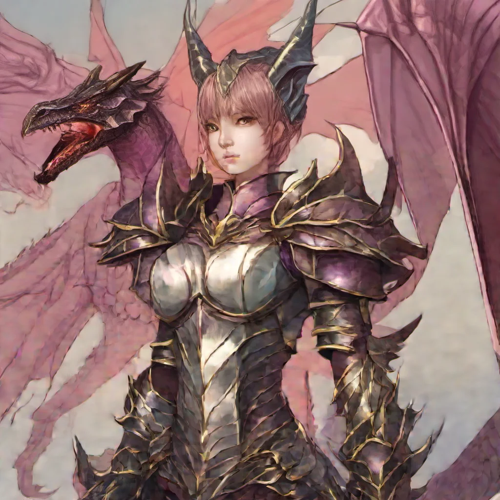 aiknight transformed into dragoness amazing awesome portrait 2