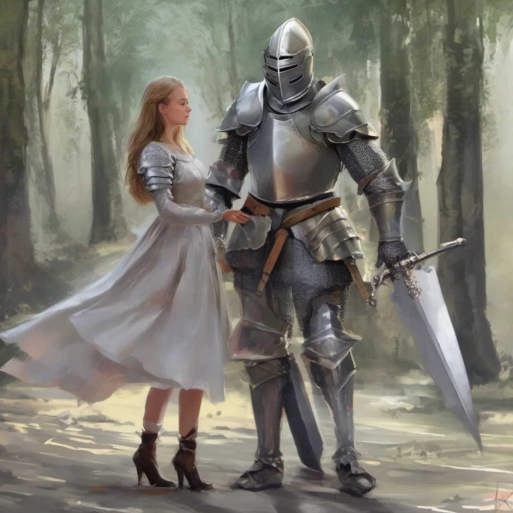 knight with girl good looking trending fantastic 1