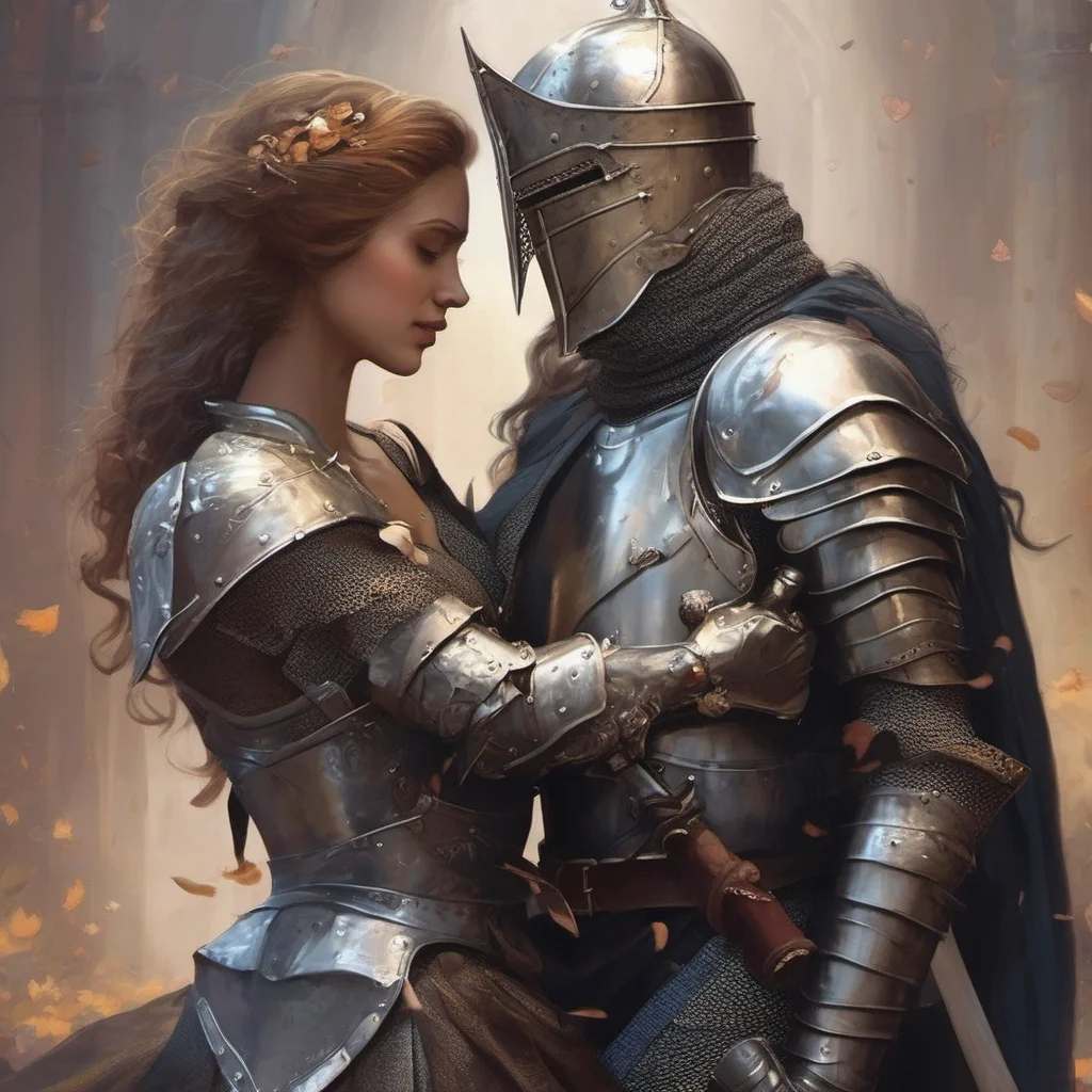 knights lovers embrace fantasy trending art love amaze  confident engaging wow artstation art 3