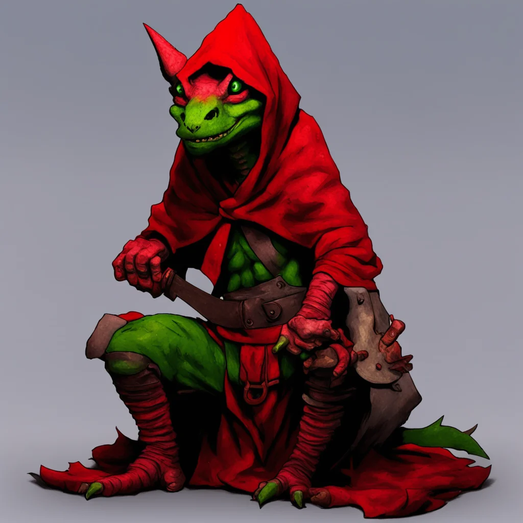 aikobold%2C red%2C rogue%2C knife%2C hood%2C sitting