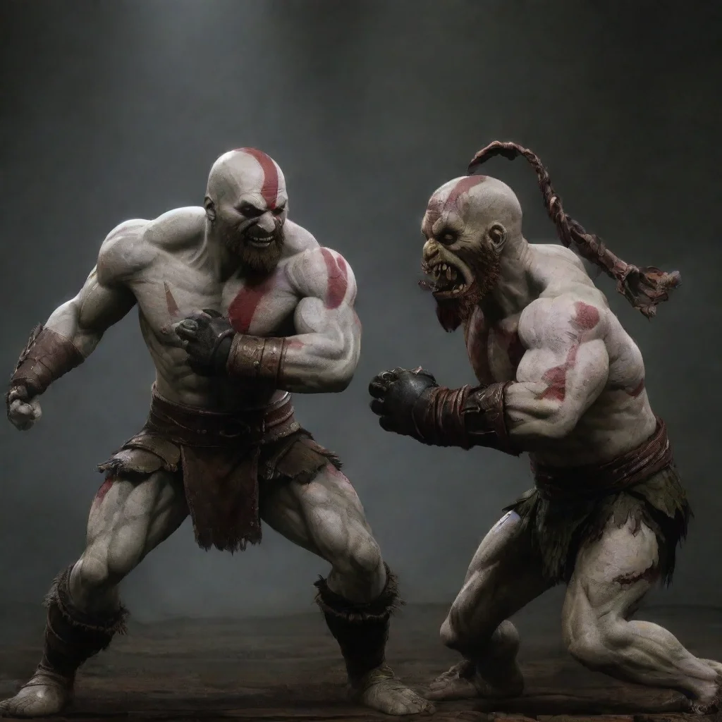kratos fighting springtrap
