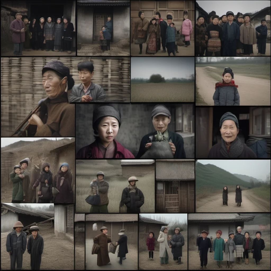 aileica portrait of people%2C in the style of dark hues%2C rural china%2C coded patterns%2C sparse and simple%2C uhd image%2C urbancore%2C sovietwave confident engaging wow artstation art 3