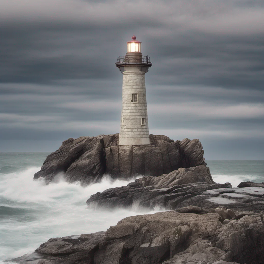 lighthouse styled with single beam and on a rock foundation good looking trending fantastic 1