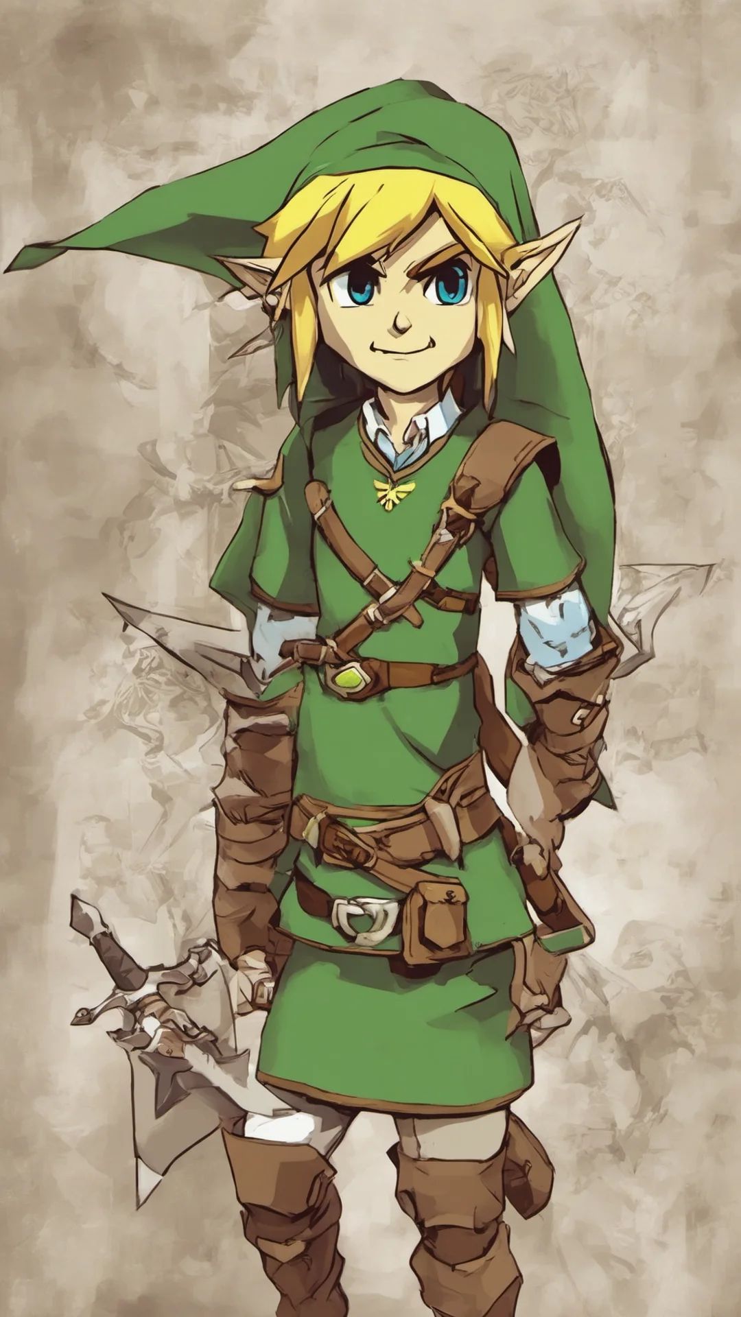 link from the legend of zelda tall
