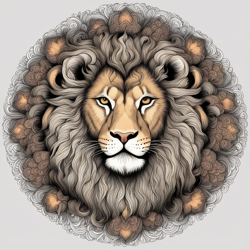 lion mandala