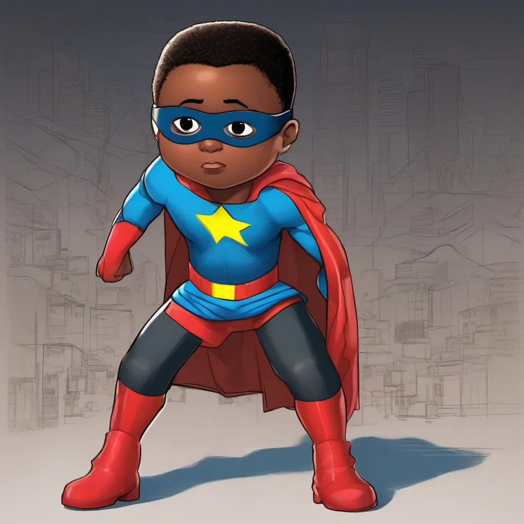 little black boy  superhero  confident engaging wow artstation art 3