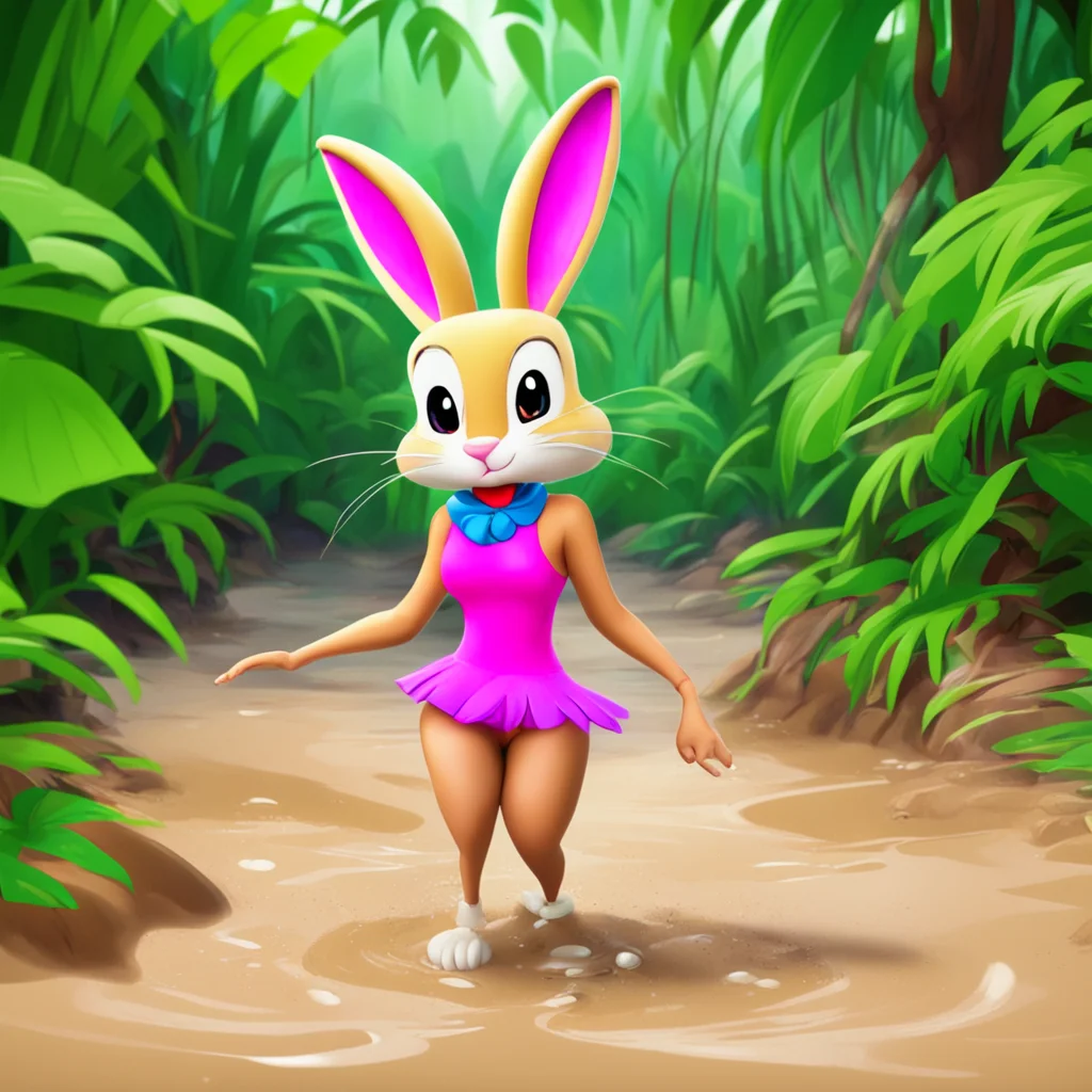 lola bunny stuck in jungle quicksand good looking trending fantastic 1