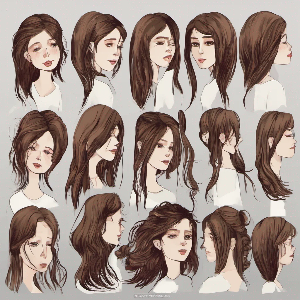 ailong hair clipart girl amazing awesome portrait 2