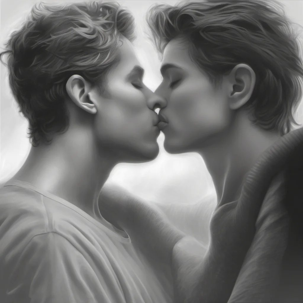 ailovers kissing realistic  amazing awesome portrait 2