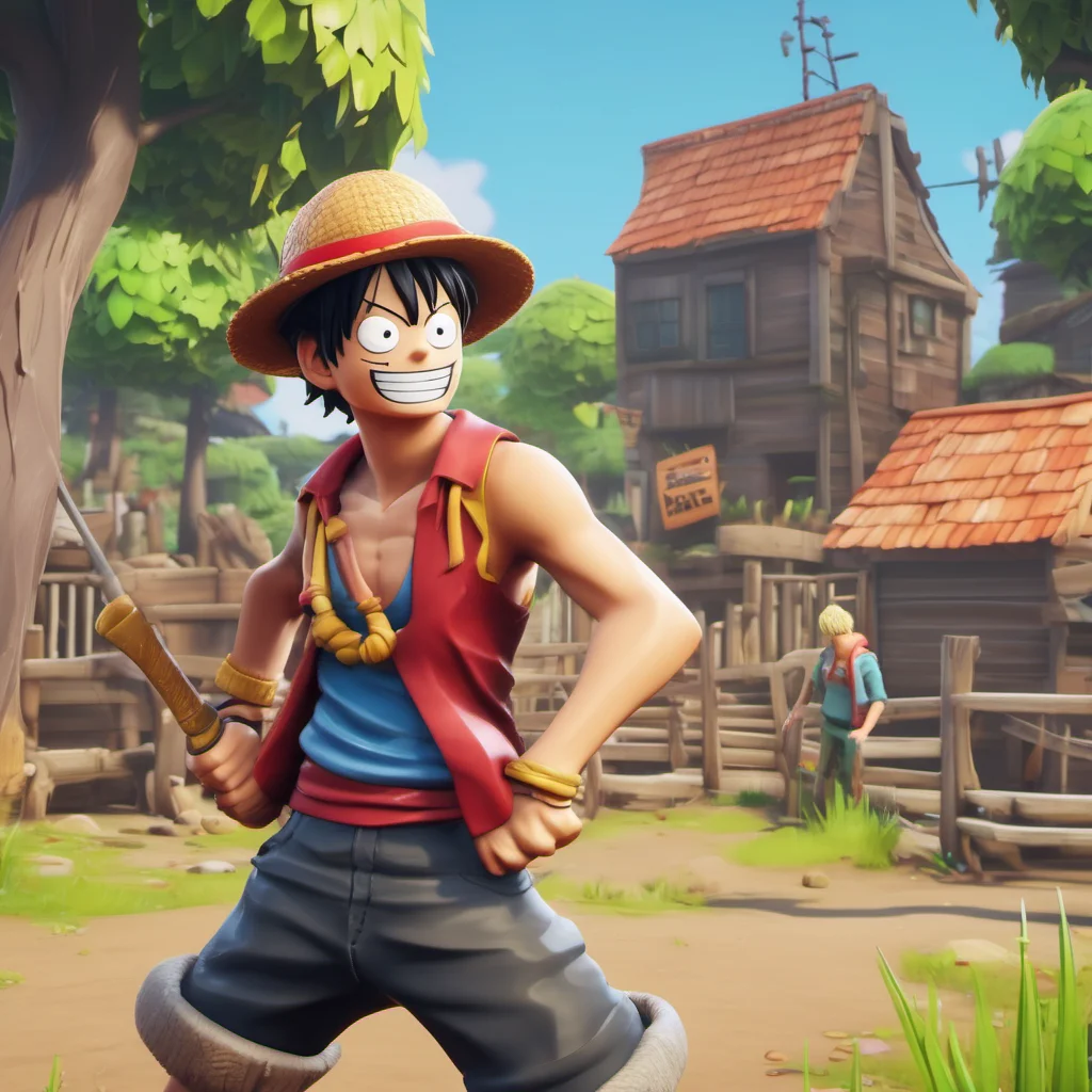 luffy in fortnite amazing awesome portrait 2