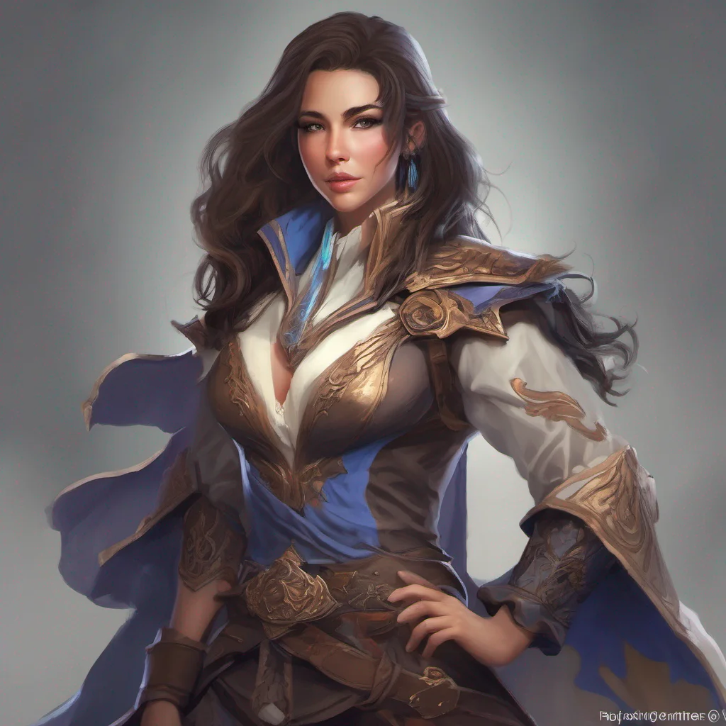 aimage character portrait epic heroic good looking fantasy confident engaging wow artstation art 3
