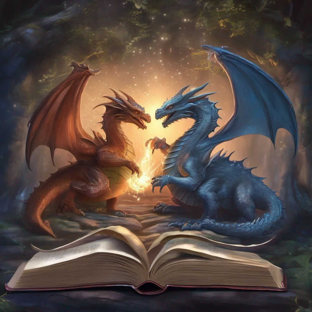 magical book opening fantasy art dragons stars  confident engaging wow artstation art 3