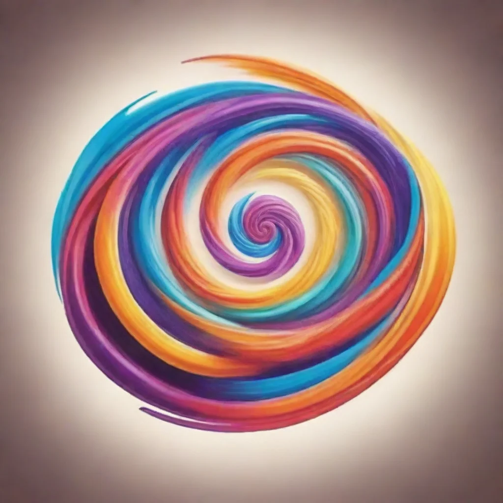 aimagical swirl making e logo artistic magical art