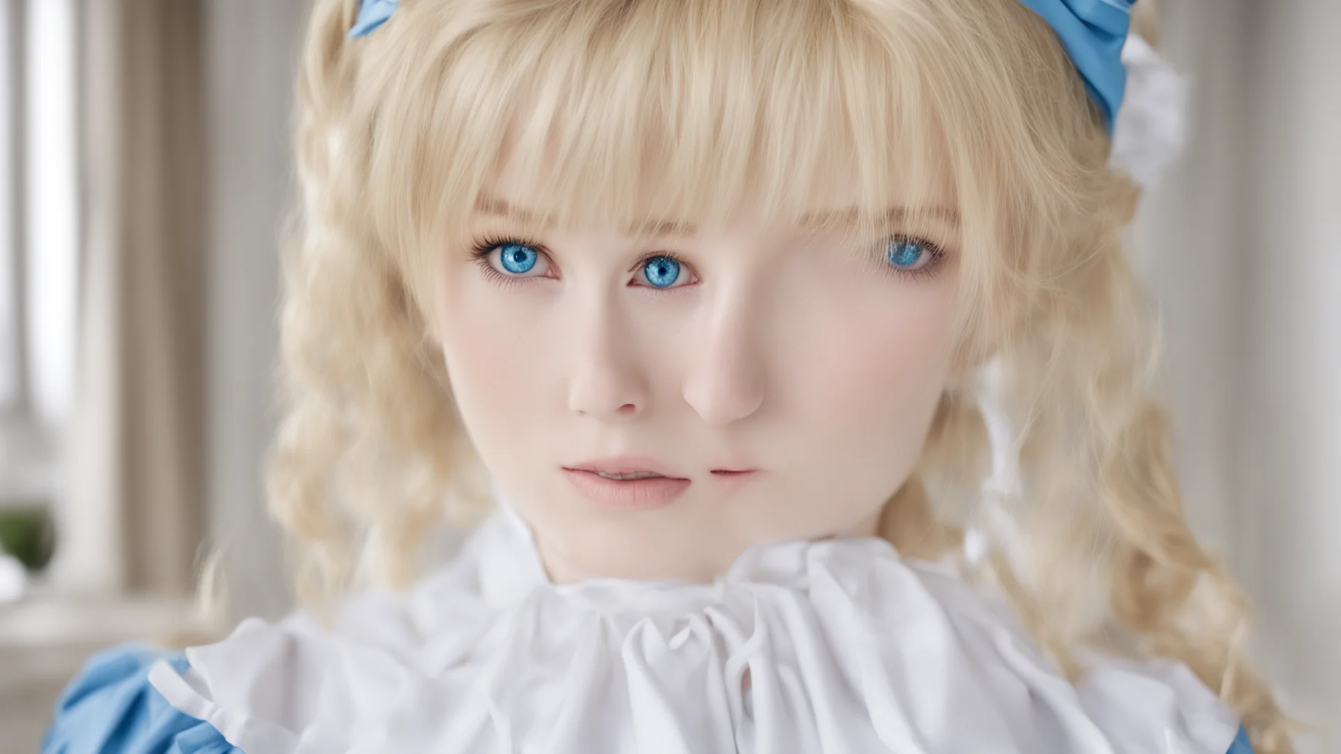 aimaid%2C blue eyes%2C blonde hair amazing awesome portrait 2 wide