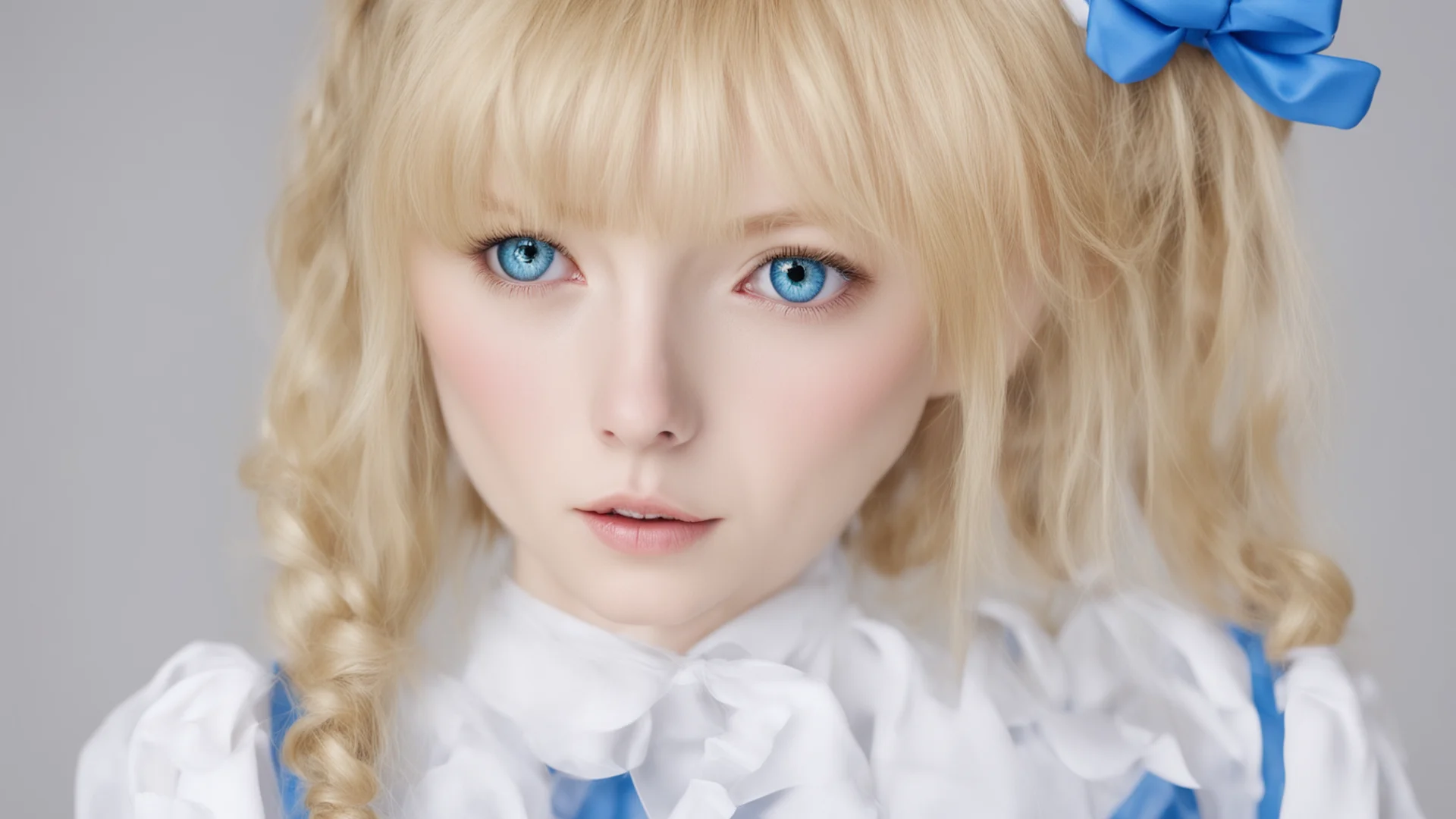 aimaid%2C blue eyes%2C blonde hair good looking trending fantastic 1 wide