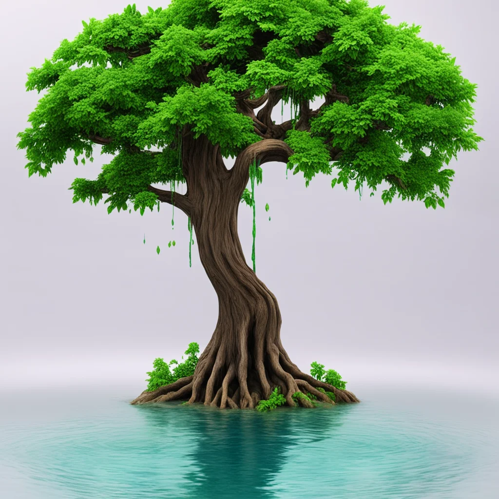 aimake a tree that has water coming out good looking trending fantastic 1