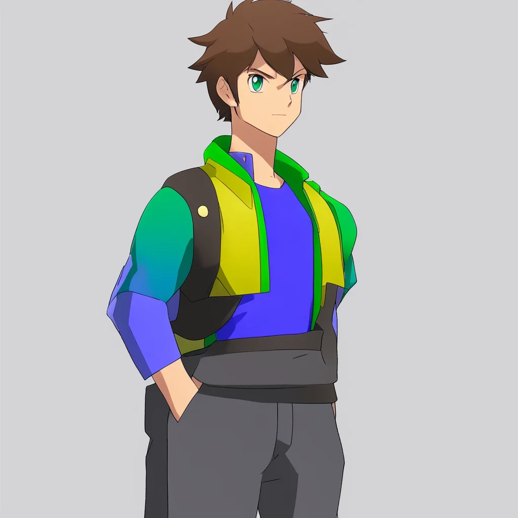 male pokemon trainer with brown hair amazing awesome portrait 2