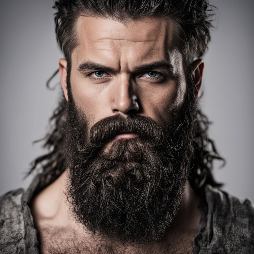 man warrior beard
