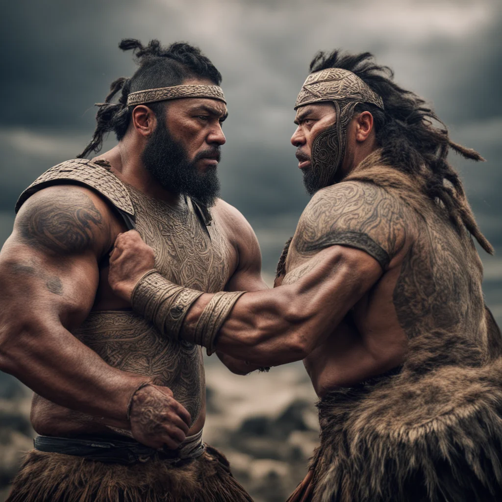 maori warrior shielding protective hero dramatic cinematic shot amazing awesome portrait 2