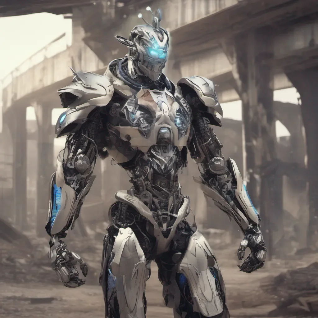 aimasculine robot warrior majestic handsome amazing awesome portrait 2