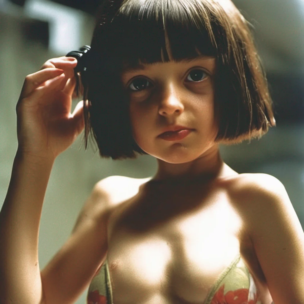 aimathilda from the movie leon the professional %2C looking up into the camera %2C bikini good looking trending fantastic 1