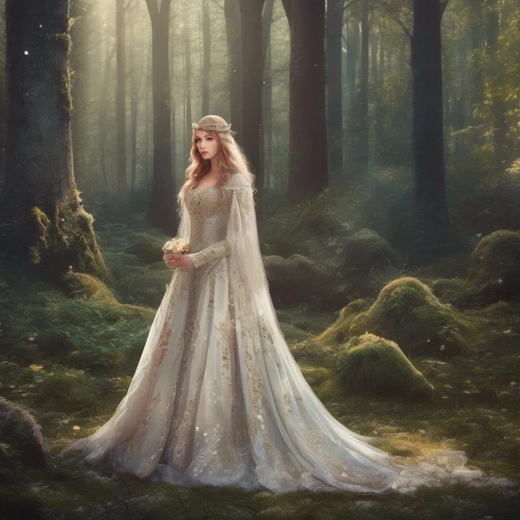 aimedieval fantasy art beauty grace magic sparkle glitter forest wedding amazing awesome portrait 2
