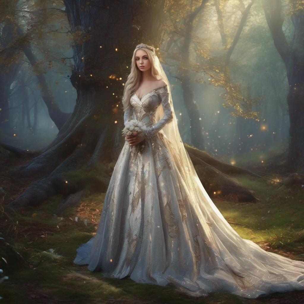 medieval fantasy art beauty grace magic sparkle glitter forest wedding good looking trending fantastic 1